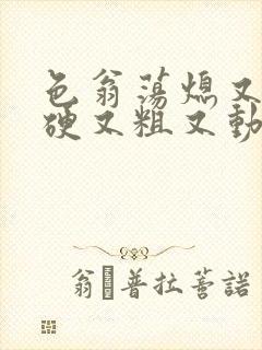 色翁荡熄又大又硬又粗又动态图