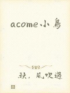 acome小鸟