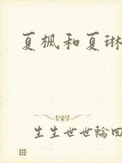 夏枫和夏琳