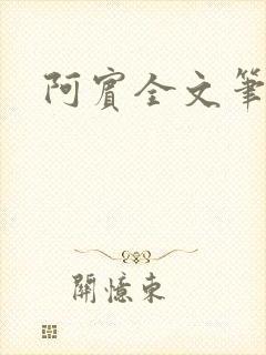 阿宾全文笔趣阁