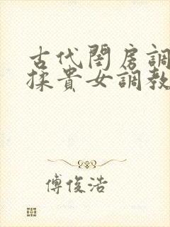 古代闺房调教h揉贵女调教记