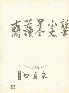 七芒星小说免费阅读全文笔趣阁