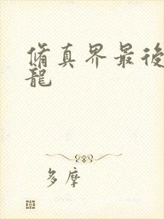 修真界最后一条龙