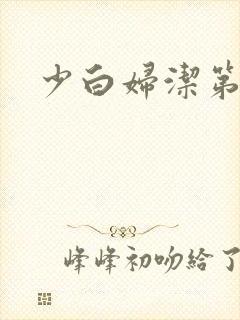 少白妇洁第二部