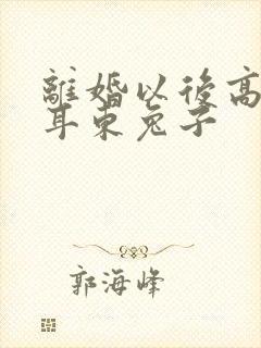 离婚以后高干 耳东兔子