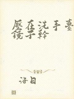 压在洗手台看着镜子干