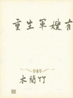 重生军嫂有空间