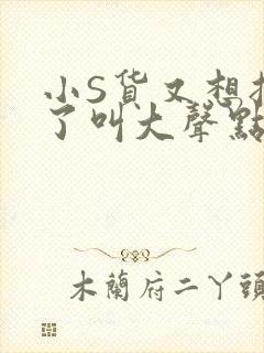 小S货又想挨C了叫大声点小