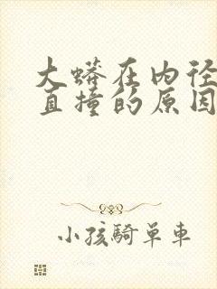 大蟒在内径横冲直撞的原因