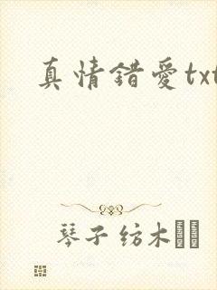 真情错爱txt