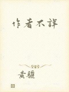 作者不详封面