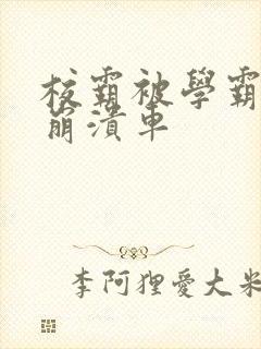 校霸被学霸玩到崩溃车