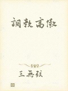 调教高傲