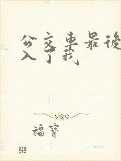 公交车最后一排入了我