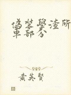 伪装学渣所有开车部分