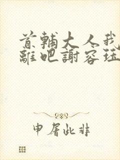 首辅大人我们和离吧谢容珏