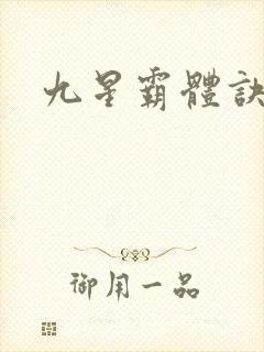 九星霸体诀小说