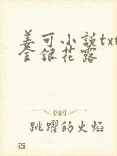 姜可小说txt金银花露