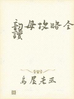 韵母攻略全文阅读