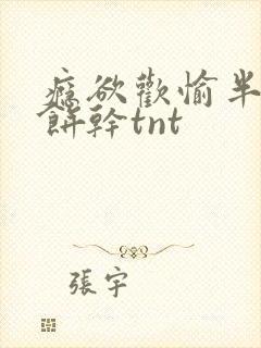 瘾欲欢愉半块小饼干tnt