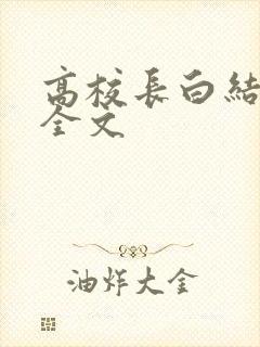 高校长白结小说全文