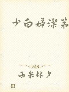 少白妇洁第二部