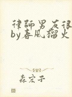 律师男友很难撩by春风榴火