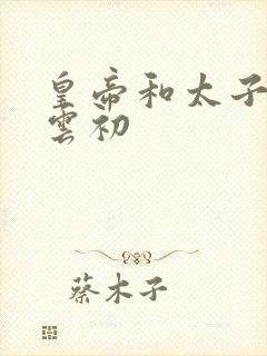 皇帝和太子妃h云初