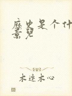 历史是个什么玩意儿