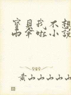 宝贝我不想带小雨伞啦小说