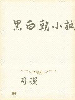 黑白朝小诚
