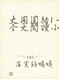 大团圆结1一6全文阅读小说