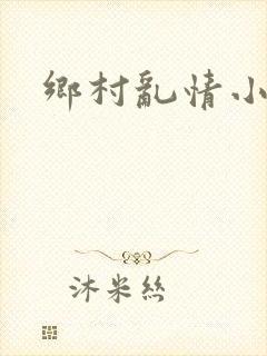 乡村乱情小说