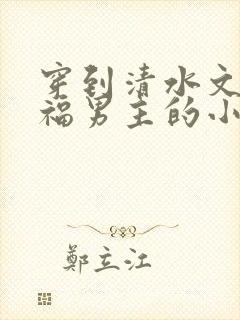 穿到清水文里造福男主的小说