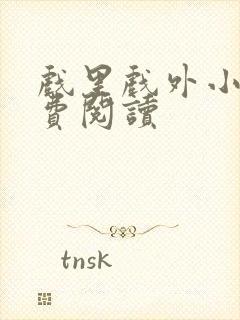 戏里戏外小说免费阅读