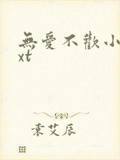 无爱不欢小说txt