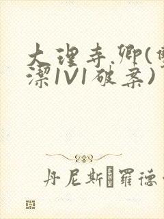 大理寺.卿(双洁1V1破案)