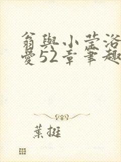 翁与小莹浴室欢爱52章笔趣阁