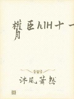 权臣hlH十一月