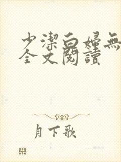 少洁白妇无删减全文阅读