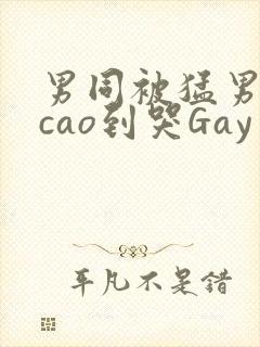 男同被猛男房东cao到哭Gay
