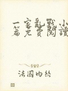 一家乱战小说全篇免费阅读