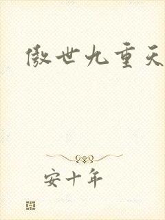 傲世九重天小说