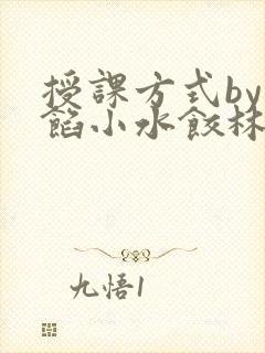 授课方式by肉馅小水饺林清