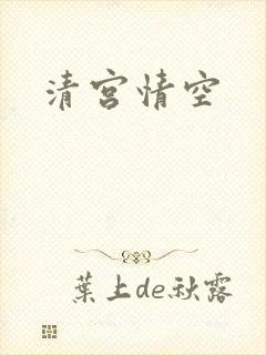 清宫情空