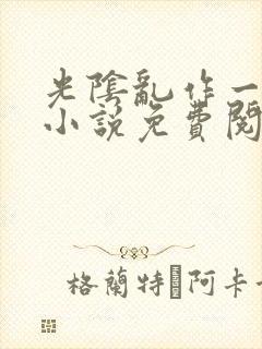 光阴乱作一团的小说免费阅读