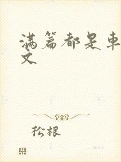 满篇都是车的古文