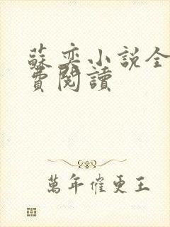 苏奕小说全文免费阅读