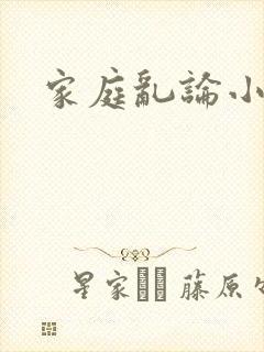 家庭乱论小说