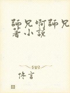 师兄啊师兄的原著小说